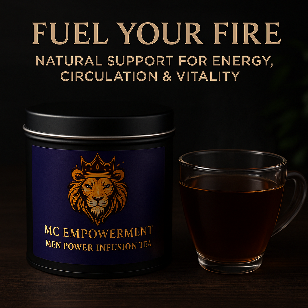 MC Empowerment Men Power Infusion Tea – All-Natural Herbal Blend for Energy, Circulation & Stamina – Diabetes & Hypertension Friendly – 30 Day Supply (30 Tea Bags)