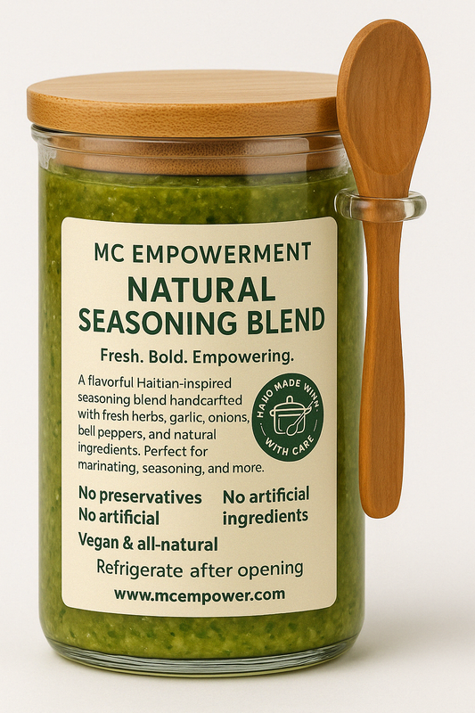 MC Empowerment Natural Seasoning Blend – Fresh Haitian-Inspired Epis, Vegan & All-Natural, No Preservatives ( 7.6 oz)