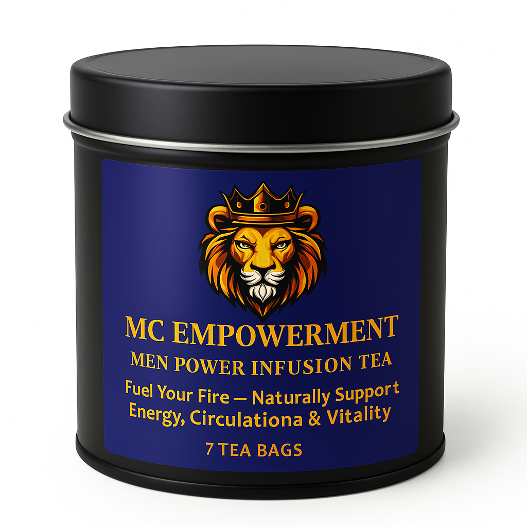 MC Empowerment Men Power Infusion Tea – All-Natural Herbal Blend for Energy, Circulation & Stamina – Diabetes & Hypertension Friendly – 7 Day Supply (7 Tea Bags)