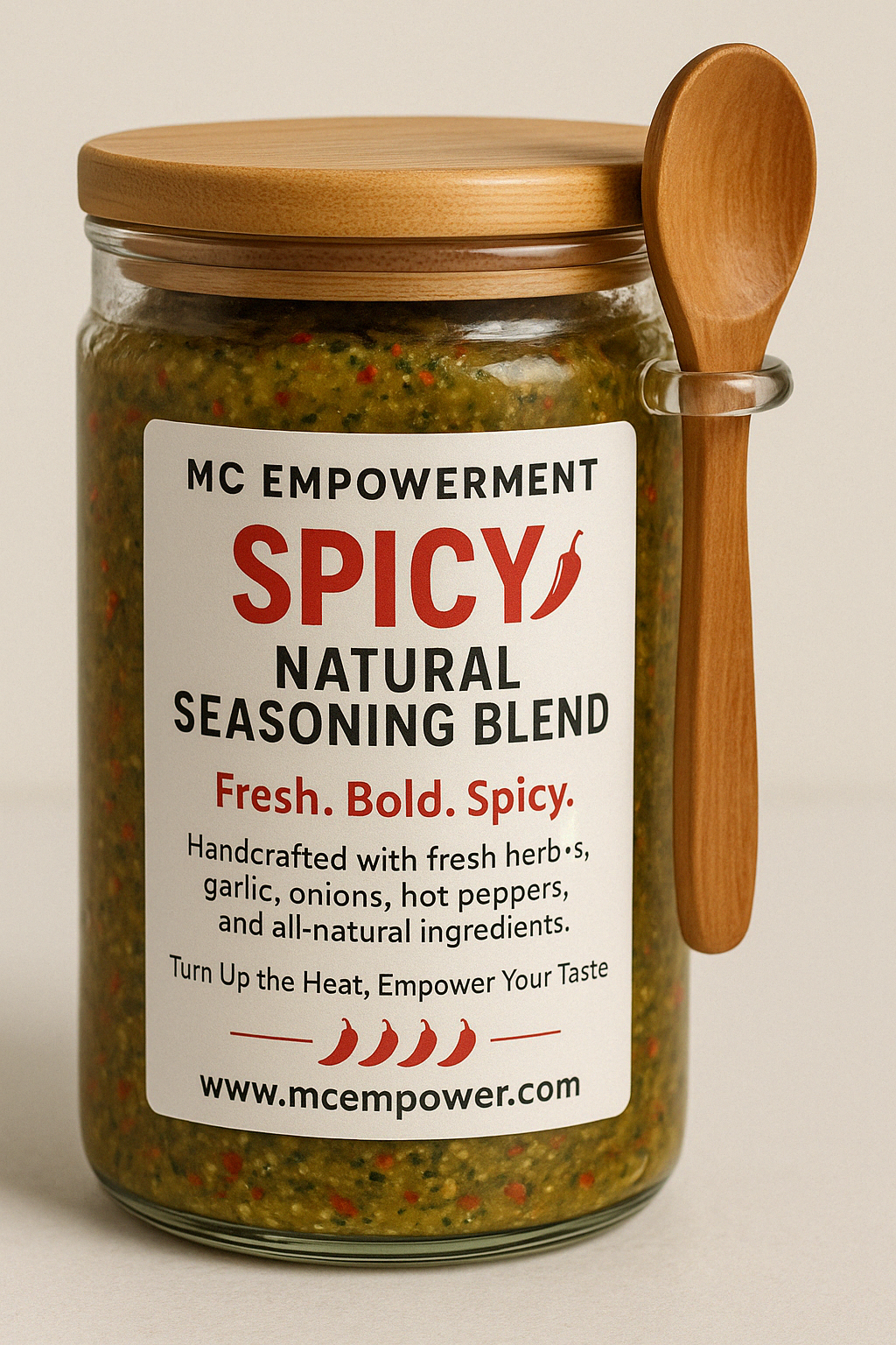 MC Empowerment Natural Seasoning Blend – Fresh Haitian-Inspired Epis, Vegan & All-Natural, No Preservatives ( 7.6 oz)