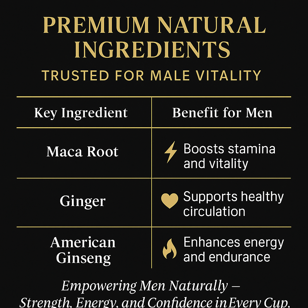 MC Empowerment Men Power Infusion Tea – All-Natural Herbal Blend for Energy, Circulation & Stamina – Diabetes & Hypertension Friendly – 30 Day Supply (30 Tea Bags)